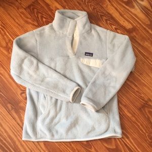 Lt blue Patagonia re-tool snap t pullover size S